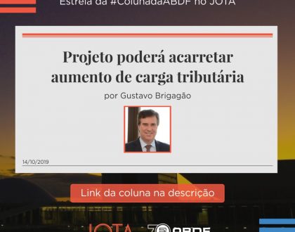 Projeto poderá acarretar aumento de carga tributária
