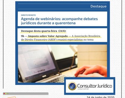 Live ABDF - IVA - “VAT/GST and financial services” no ConJur