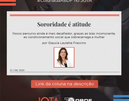 Sororidade é atitude