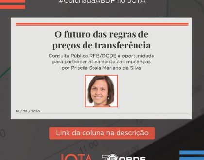 O futuro das regras de preços de transferência