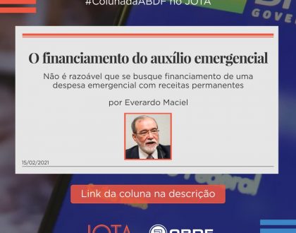 O financiamento do auxílio emergencial