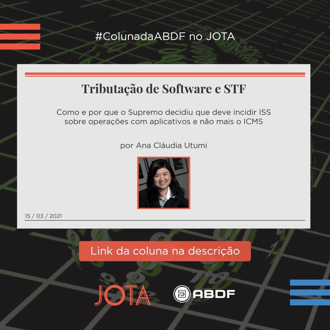 Tributação de Software e STF