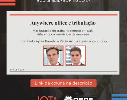 Anywhere office e tributação