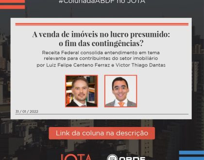 A venda de imóveis no lucro presumido: o fim das contingências?