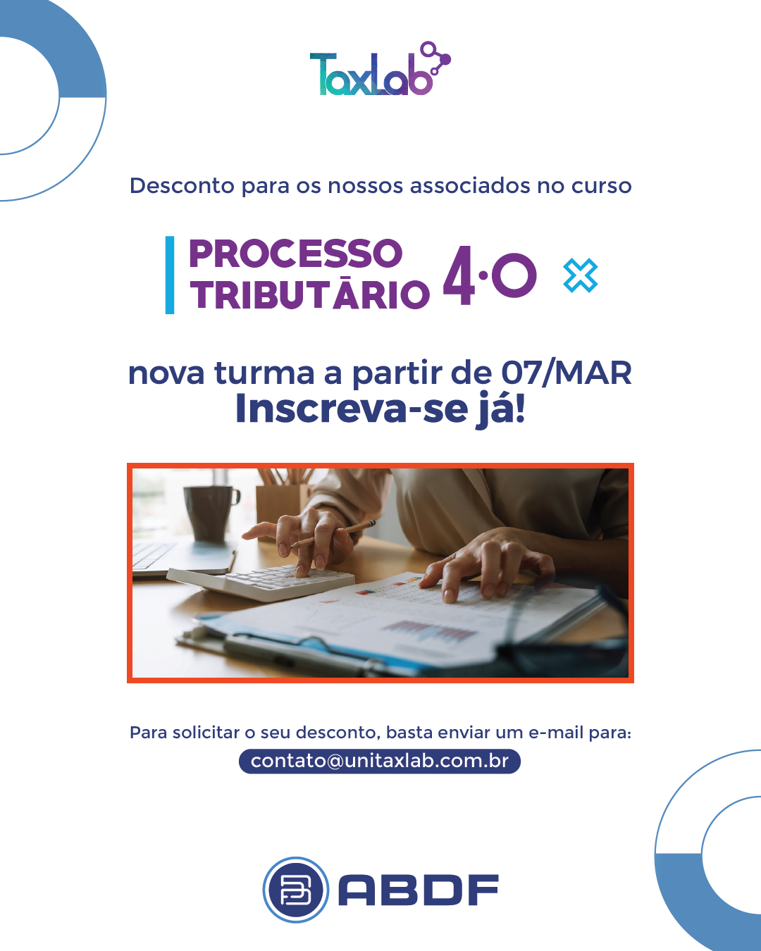 Taxlab lança curso "Processo Tributário 4.0"