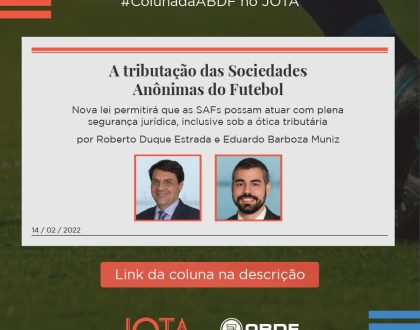 A tributação das Sociedades Anônimas do Futebol