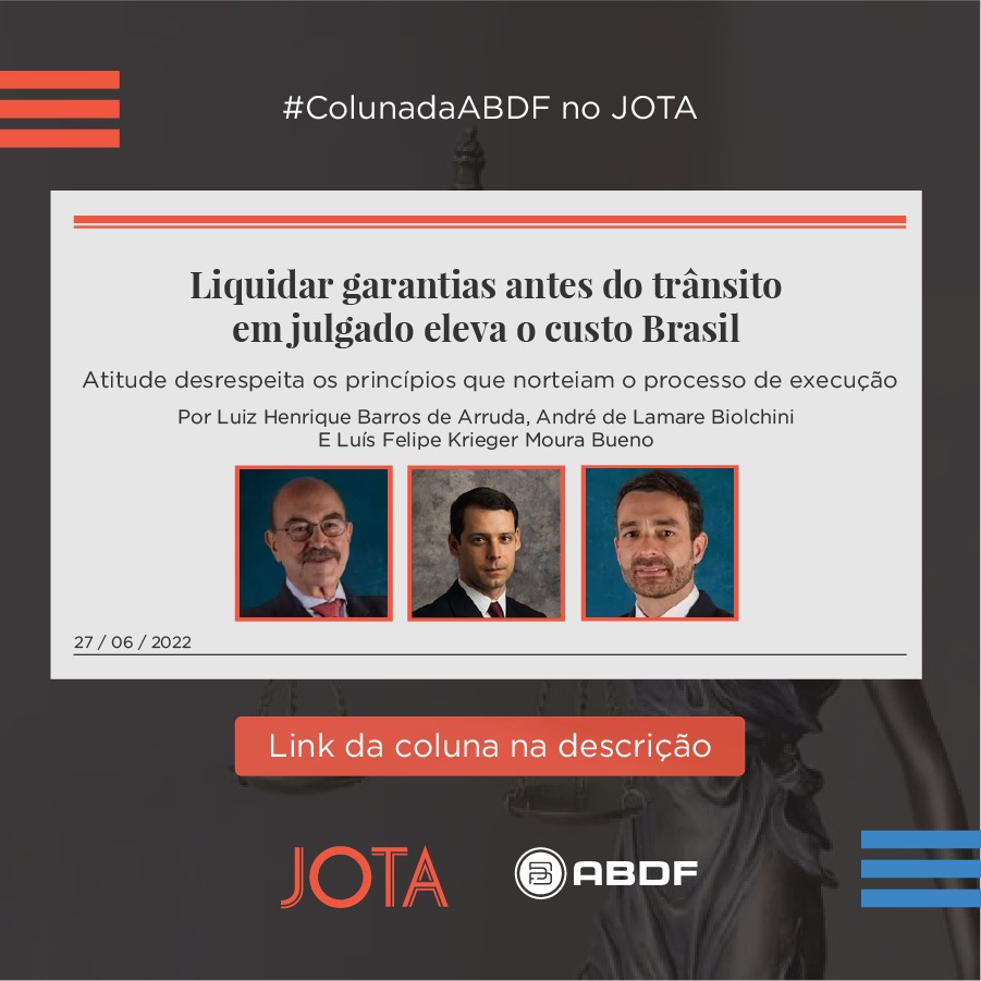 Liquidar garantias antes do trânsito em julgado eleva o custo Brasil