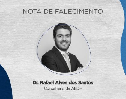 Nota de falecimento - Dr. Rafael Alves dos Santos
