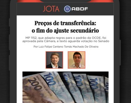 Preços de transferência: o fim do ajuste secundário