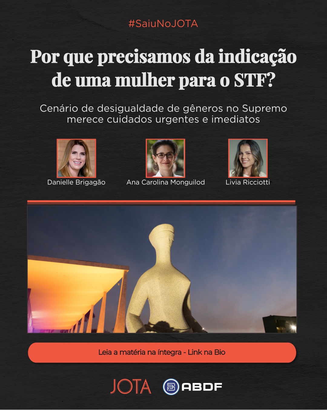 Por que precisamos da indicação de uma mulher para o STF?