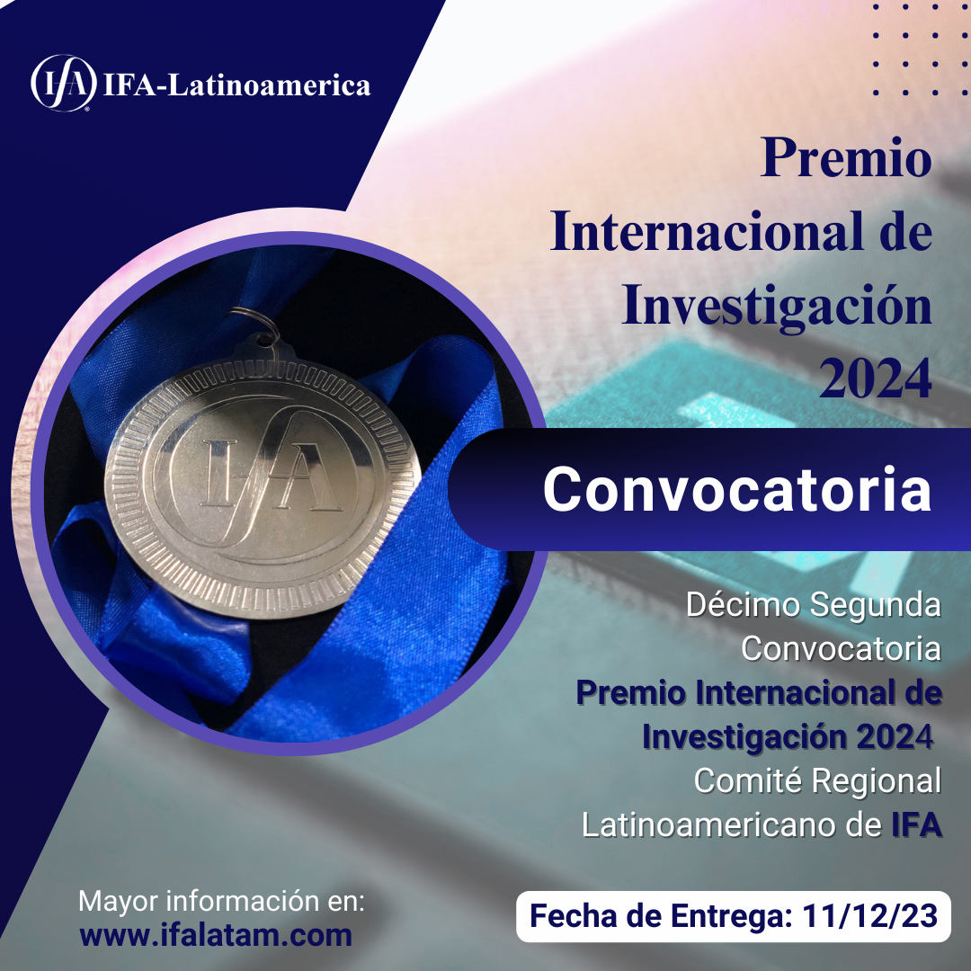 Prêmio IFA LATAM de Pesquisa Científica (2024)