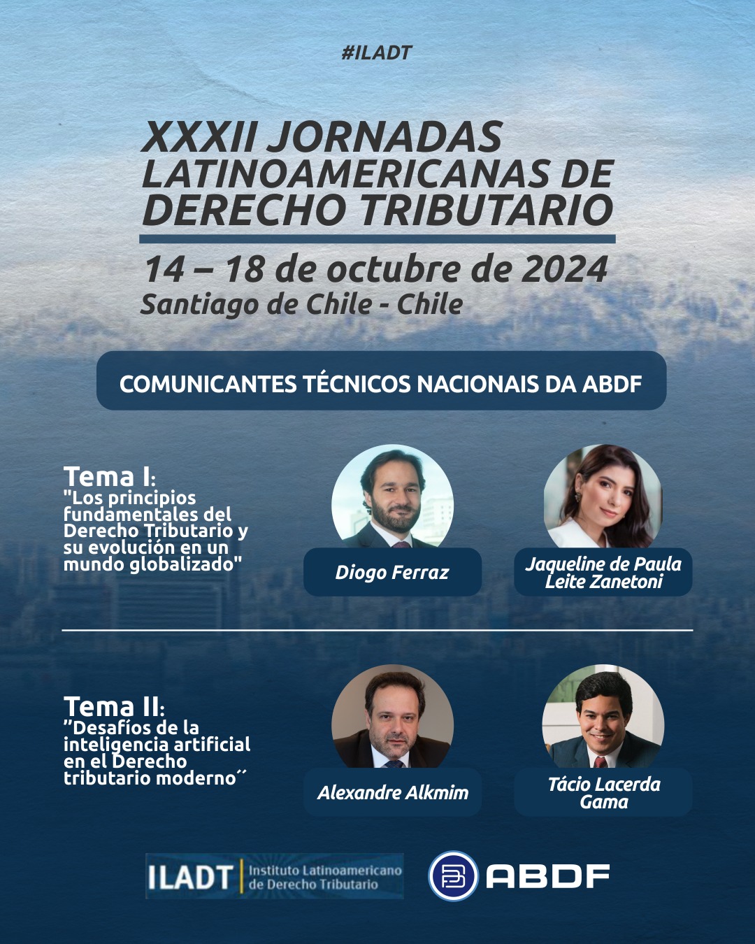 Participação brasileira na programação das Jornadas ILADT 2024.