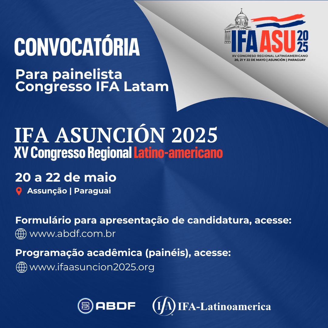 Convocação de painelistas - IFA LATAM ASUNCIÓN 2025
