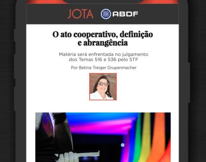 O ato cooperativo, definição e abrangência