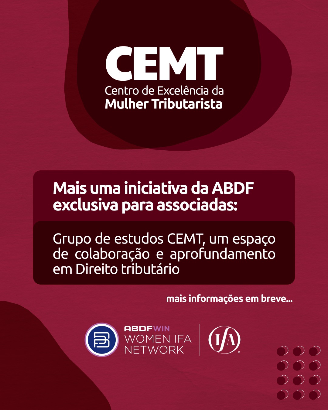 ABDF WIN lança Grupo de Estudos CEMT voltado às associadas