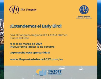 XVII CONGRESSO REGIONAL LATINOAMERICANO - IFA LATAM 2027 ABRE INSCRIÇÕES COM DESCONTO EARLY BIRD