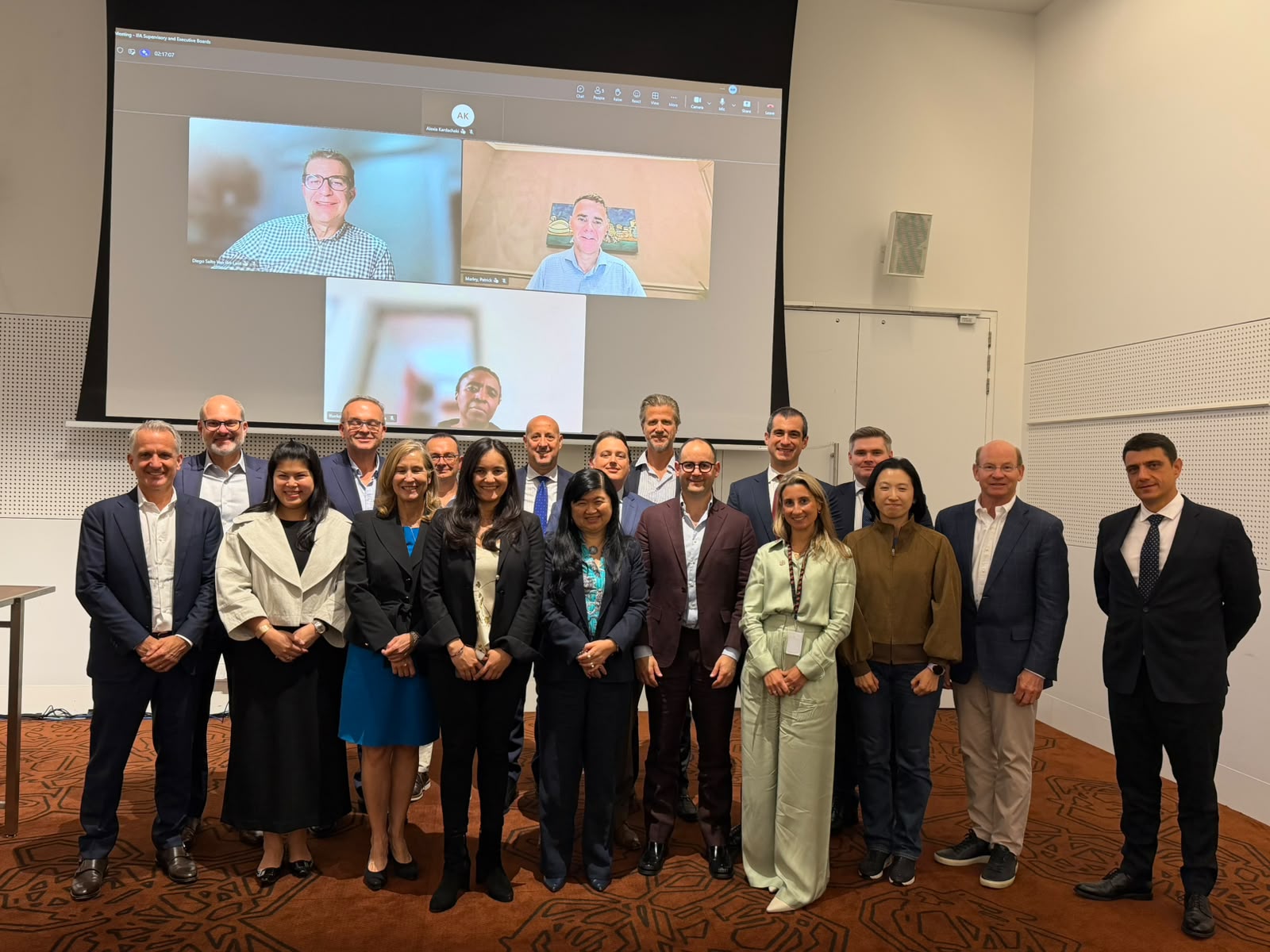 Reunião conjunta do Executive Board e do Supervisory Board da IFA em Melbourne