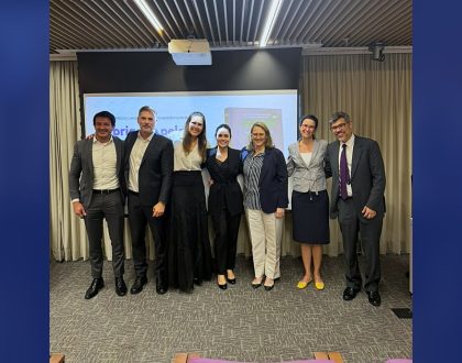 Foto oficial do lançamento da obra coletiva ABDF Preços de Transferência no Brasil, na Fecomércio, em São Paulo