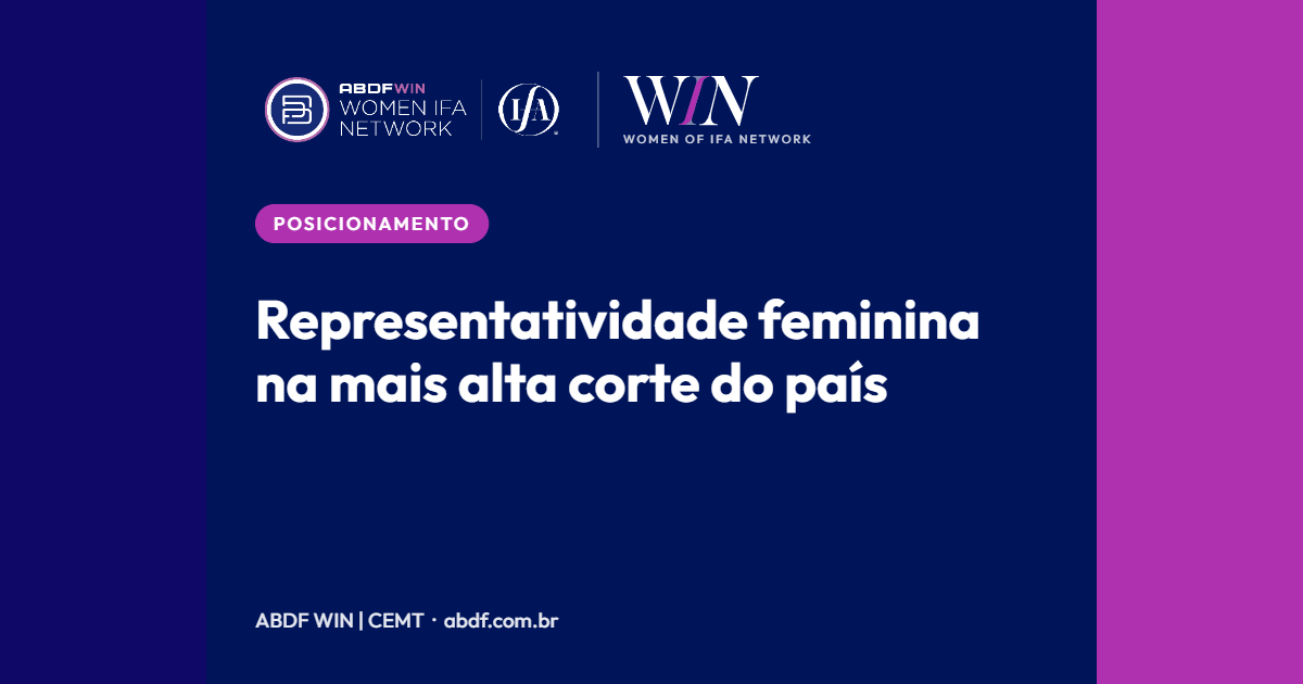 Representatividade feminina na mais alta corte do país